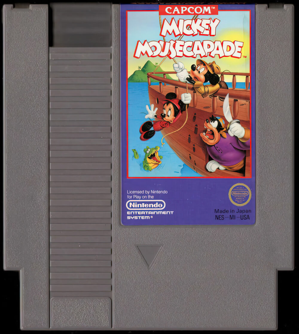 Лицензионный картридж Mickey Mousecapad для NES